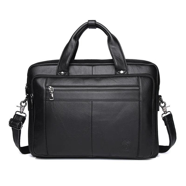 Bolsa Carteiro Masculina de Couro Grande