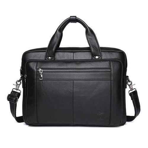 Bolsa Carteiro Masculina de Couro Grande