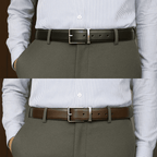 Cinto Couro Dupla Face