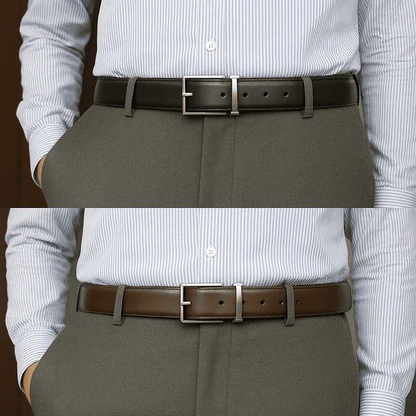 Cinto Couro Dupla Face