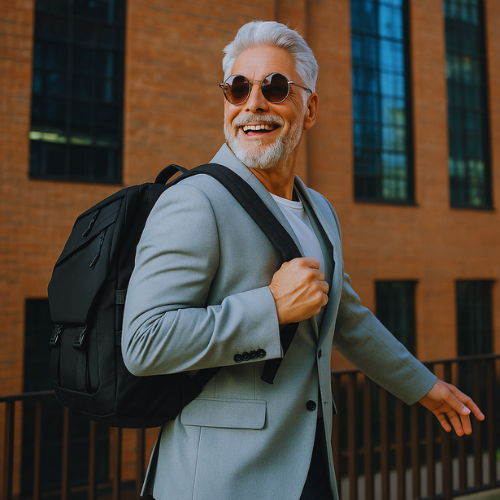 Mochila Masculina Sofisticada Impermeável